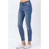Women's Hi-waisted Dandelion Embroidery Skinny Jeans - Judy Blue - 2 of 4