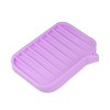 Unique Bargains Silicone Soap Dish Keep Soap Dry Soap Cleaning Storage for Home Bathroom Kitchen 2 Pcs - 4 of 4
