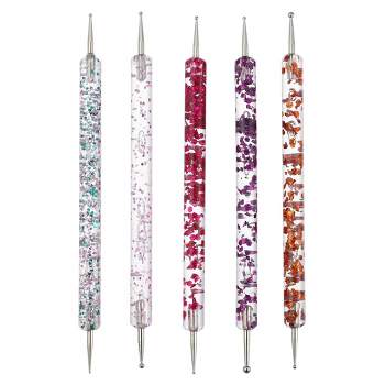 5 Piece Double-Pointed Silicone Nail Sculpting Pen Set