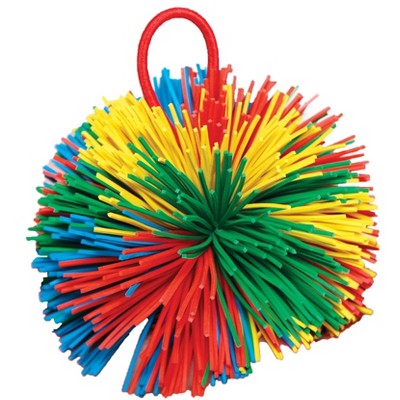 Sportime Rub-R-String Ball, 4-1/2 Inches, Multicolored