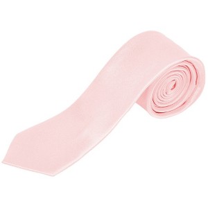 Men's Solid Color 2 Inch Wide And 57 Inch Long Slim Neckties - 1 of 4