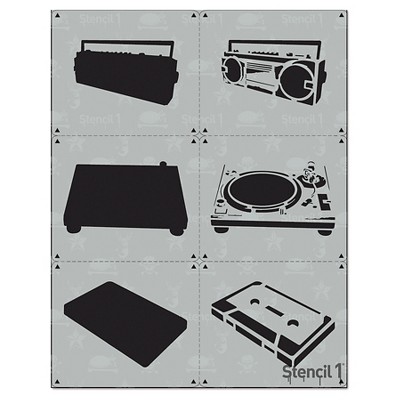 Stencil1 Music Multipack 3ct- Layered Stencil 8.5" x 11"