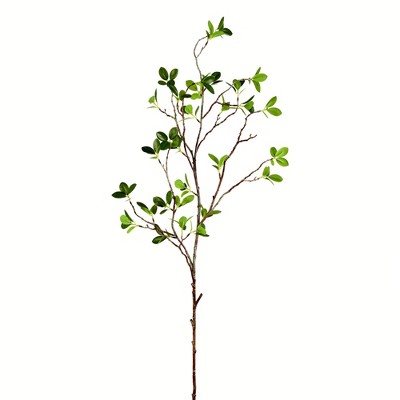 Vickerman 43" Artificial Green Milan Leaf Spray. Includes 2 sprays per pack.