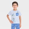 Toddler Boys' 2pc Bluey Pocket T-Shirt & Shorts Set - Blue - 3 of 4