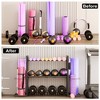 MOEPISY 3-Tier Adjustable Dumbbell Rack Heavy Duty Metal Storage Rack, Dumbbell Weight Rack and Kettlebells Rack - 3 of 4