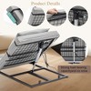 KTMBDW Adjustable Power Lifting Bed Backrest for Elderly Patient Injured, Sit-up Back Rest Chair for Neck Lumbar Back Support, Gray - 4 of 4