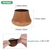 Unique Bargains Silicone Round Chair Leg Caps Floor Protectors 16 Pcs - 3 of 4