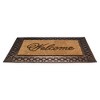 Northlight Gold and Natural Coir Rectangular "Welcome" Doormat 23" x 35" - image 3 of 4