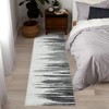 Washable Runner Rug 2 x 6 Modern Striped Hallway Rug with Non-Slip Backing, Linear Geometric Accent Rug, Stain-Resistant Low Pile Area Rug for - 4 of 4