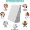 COWLOWN 24 x 24 x 8 in White Memory Foam Pillow, Triangle Pillow Wedge for Acid Reflux for Sleeping - 2 of 4