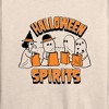 Women's - Peanuts - Halloween Spirits Lightweight French Terry Wide Neck Long Sleeve Shirt - 2 of 4