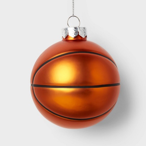 Glass Basketball Christmas Tree Ornament - Wondershop™ : Target