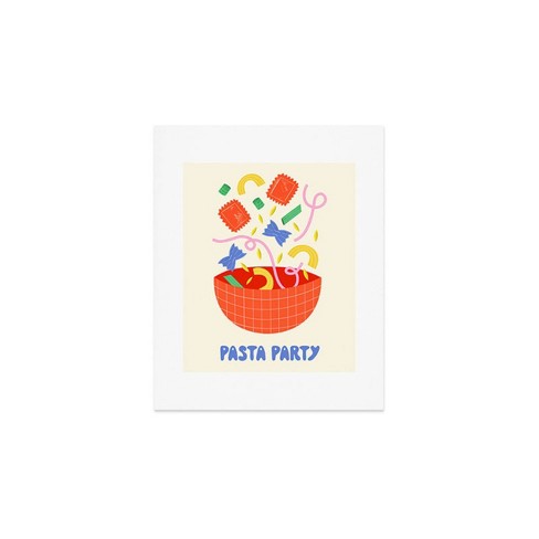 Deny Designs Melissa Donne Pasta Party Art Print - image 1 of 2