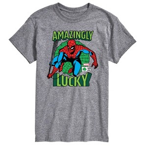 Men's - Marvel - St. Patrick's Day Amazingly Lucky Short Sleeve Graphic T-Shirt - 1 of 3