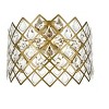 Elegant Lighting Lyla 13 inch flush mount in brass - 3 of 4