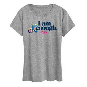 Women's - Barbie - I Am Kenough Tie Dye Short Sleeve Graphic T-Shirt - 1 of 4
