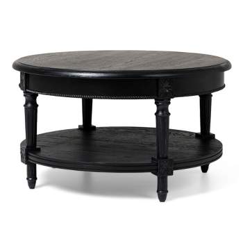 Maven Lane Pullman Traditional Round Wooden Coffee Table