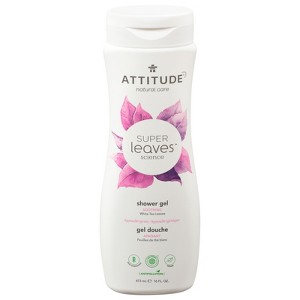 Attitude Super Leaves White Tea Leaves Soothing Shower Gel - 16 oz - 1 of 4