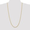 Black Bow Jewelry 3.25mm 10k Yellow Gold D/C Quadruple Rope Chain Necklace - 2 of 4
