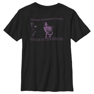 Boy's Wednesday The Most Interesting Plants Grow in the Shade Photo T-Shirt - 1 of 4
