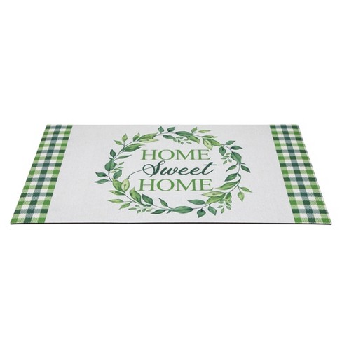 Northlight Home Sweet Home Gingham Doormat 18" X 30" : Target