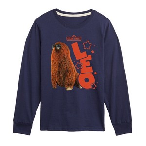 Boys' - Sesame Street - Leo Snuffleupagus -Toddler and Youth Long Sleeve T-Shirt Long Sleeve Graphic T-Shirt - 1 of 3