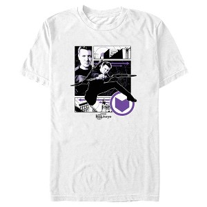 Men's Marvel Hawkeye Graphic Panel Icon T-Shirt - 1 of 4