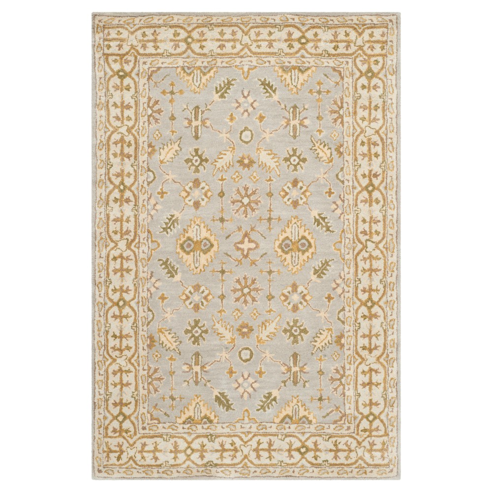 3'x5' Light Blue/Ivory Holly Tufted Accent Rug - Safavieh