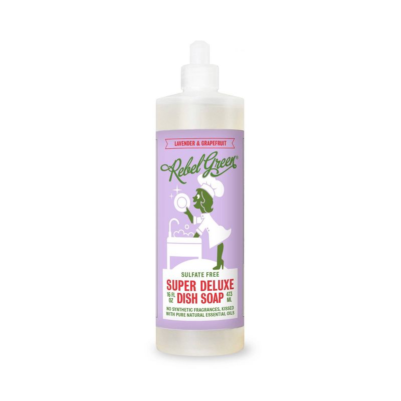 Rebel Green Lavender &#38; Grapefruit Dish Soap - 32 fl oz/2pk, 4 of 11