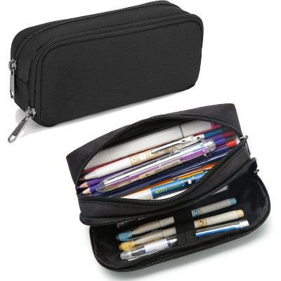 Paaaawaters Pencil Case Large Capacity Pencil Pouch Aesthetic Pen Bag Office Stationery Organizer Simple Sturdy
