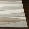 Hauteloom Forum Taupe Modern Wool Rug - 4 of 4