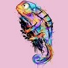 Girl's Design By Humans chameleon By alnavasord T-Shirt - 2 of 3