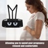 Unique Bargains Maternity Belt Abdomen Back Support Pregnancy Band with Shoulder Strap Beige 1PC - 4 of 4