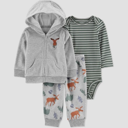 Baby Boy Cartonn Bear Pattern O-Neck Casual Hoodies – MyKids-USA™