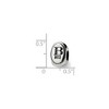 Black Bow Jewelry Sterling Silver Best Friends Forever, 3-Sided Bead Charm - 4 of 4