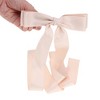 Unique Bargains Double Bow Ribbon French Barrette Hair Clips Pink 1 Pc - 4 of 4