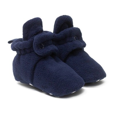Image of Baby Ro+Me by Robeez Bootie Slippers - Navy Blue 0-3M