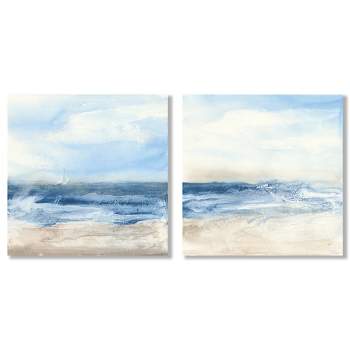 Americanflat Coastal (Set Of 2) Canvas Wall Art Set Surf And Sails By Chris Paschke