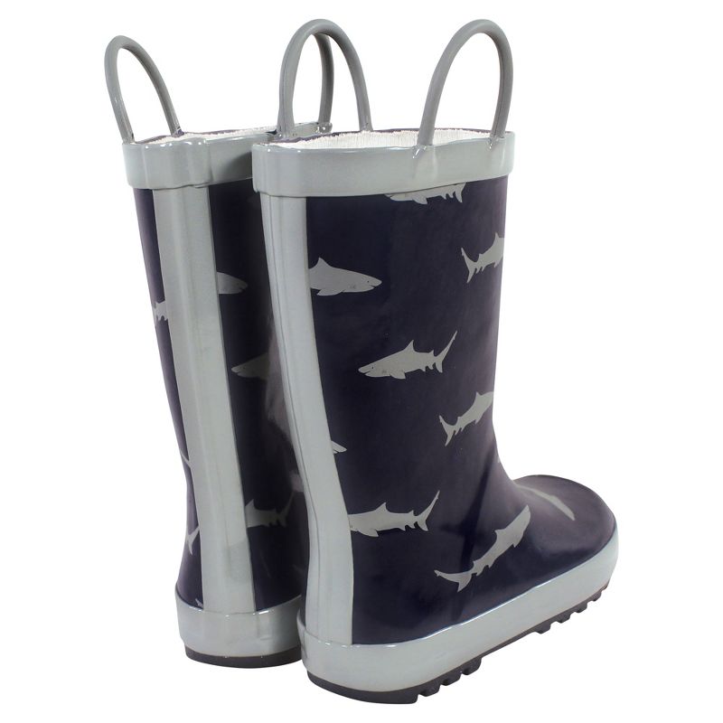 Hudson Baby Rain Boots, Sharks, 3 of 5