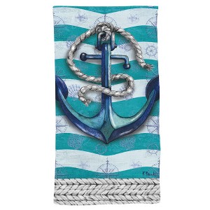 Briarwood Lane Summer Hand Towel 26x18 Welcome Anchor For Summer Hand Towel - 1 of 3