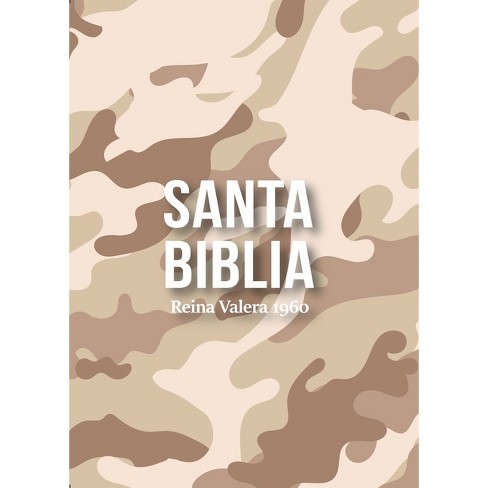 Biblia Rvr 1960 Compacta Símil Piel Camuflaje Desierto Arena (Bible Rvr 1960 Compact Size Leatherlike Desert Sand Camouflage (Spanish Edition) - image 1 of 1