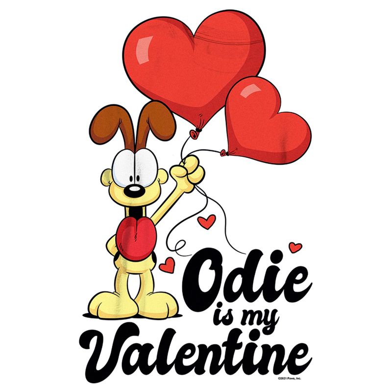 Boy's Garfield Odie is My Valentine T-Shirt, 2 of 5