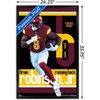 Trends International NFL Washington Commanders - Brian Robinson Jr. 24 Framed Wall Poster Prints - 3 of 4