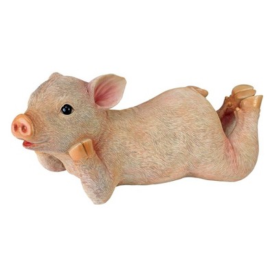Design Toscano Vogue the Lounging Pig Statue