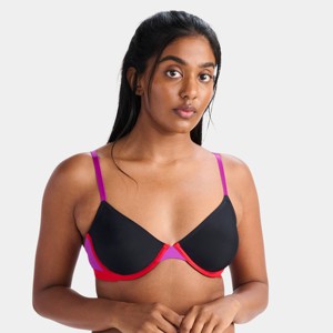 Parade Women's Re:Play Unlined Underwire Bralette - Red/Black/Purple - 1 of 4