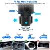 iMountek"2-in-1 Car Cup Holder & Phone Mount with 360° Rotating Gooseneck, Adjustable Base for Vehicles"Black - 2 of 4