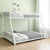 Twin Over Full Bunk Bed with Removable Stairs, Ladder and Guardrails - 3 of 4