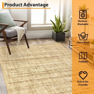 Area carpet,linen designed floor carpet,used for living rooms, bedrooms and offices - 1 of 4