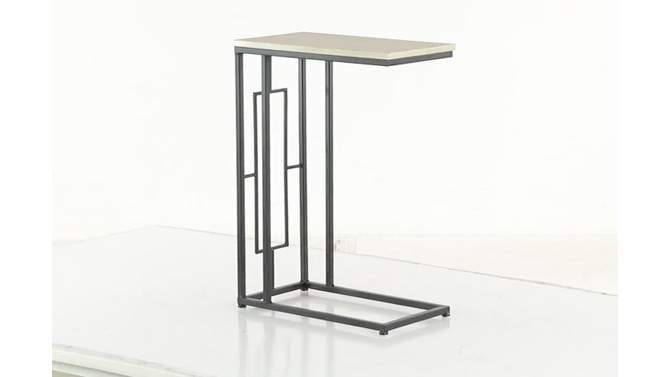Contemporary Iron and Wood Accent Table Black - Olivia &#38; May, 2 of 9, play video
