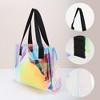 Unique Bargains Holographic Ribbon Handle Gift Bag Multicolor 1Pc - 2 of 4